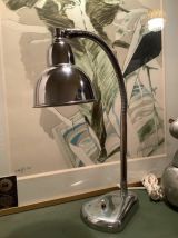 Lampe articulée chromée 1950