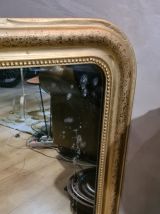 miroir louis philippe ancien 1900 vitre mercure traces visib