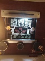 lampe radio / détournement d'objet/ lampe industrielle