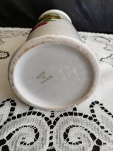 Ancienne bouteille en céramique peinte