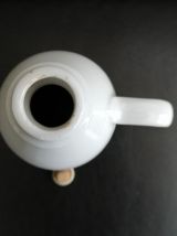 Ancienne bouteille en céramique peinte