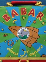sac cartable enfant Babar vintage retro année 90