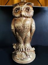lampe hibou en laiton