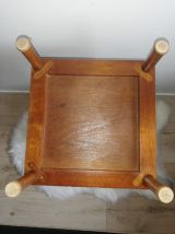 Etagère sellette cannage rotin