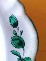  Assiette Moustiers 18ème Ferrat oeillet 