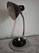 Lampe de bureau flexible, métal.