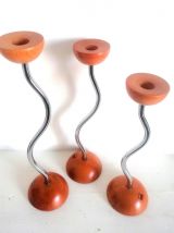 SKS, Trois bougeoirs postmodernes , Allemagne 1970 