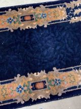 Tapis ancien Chinois Art Deco fait main, 1B902