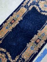 Tapis ancien Chinois Art Deco fait main, 1B902