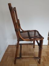 Chaise en osier / rotin vintage