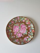 Assiette de collection "Les roses de la reine" d'Angleterre 