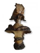 Buste en Terre cuite signé Nelson