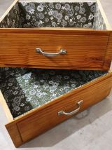 Chiffonnier vintage pieds compas