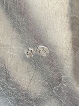 Saucière et petit plat assorti en métal argenté