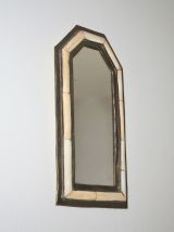 Deux miroirs os et cuivre vintage