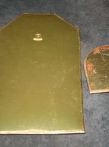 Deux miroirs os et cuivre vintage