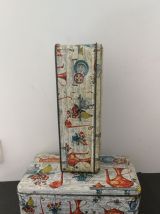 Duo de boîtes en métal Vintage 