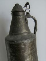 Breau à eau cuivre étamé artisanal 1960 vintage pot verseur 