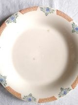 Faïence de Longwy, trois plats Tours 