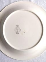 Faïence de Longwy, trois plats Tours 