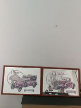 Duo de cadres miroir Publicitaires 
