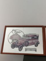 Duo de cadres miroir Publicitaires 