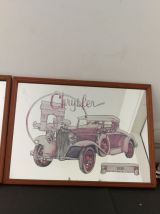 Duo de cadres miroir Publicitaires 