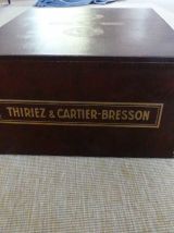 Coffret meuble ancien à tiroirs mercerie fils coton Thiriez 