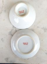 3 coupelles et soucoupes made in Japan NEUVES 