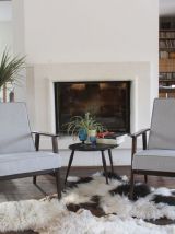 Paire de fauteuils Henryk Lis 300-190 années 1970. 