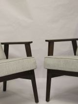 Paire de fauteuils Henryk Lis 300-190 années 1970. 