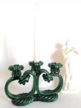 Bougeoir barbotine style Vallauris, 1950 