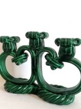 Bougeoir barbotine style Vallauris, 1950 