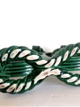 Bougeoir barbotine style Vallauris, 1950 