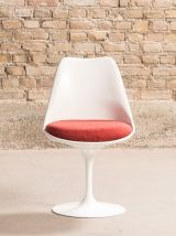 5 chaises Tulip modèle 151, design par Eero Saarinen, Knoll 