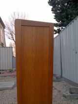 commode haute rotin des années 60