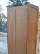 commode haute rotin des années 60