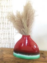 Vase rouge et bleu