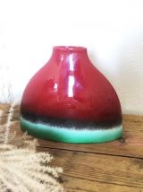 Vase rouge et bleu