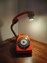 LAMPE DECO RECUP' UPCYCLING TELEPHONE VINTAGE '81