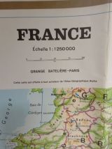 carte de France vintage 70'