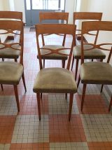 lot de 6 chaises vintage BEGA