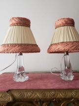 Paire de lampes Baccarat