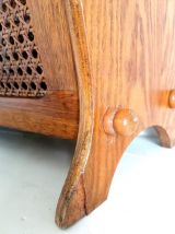 Porte revue cannage vintage  