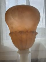 LAMPE EN ALBÂTRE A POSER