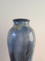 vase en céramique émaillés signé AG 