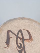 vase en céramique émaillés signé AG 