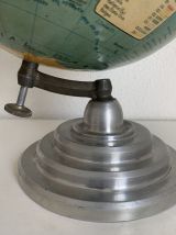 Globe vintage 1950 terrestre Girard Barrère Forest - 36 cm