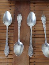 Set de 6 petites cuillères en métal argenté boulenger cacao