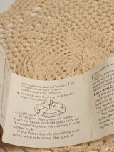 BOUGIES D'EAU - WATER CANDLES